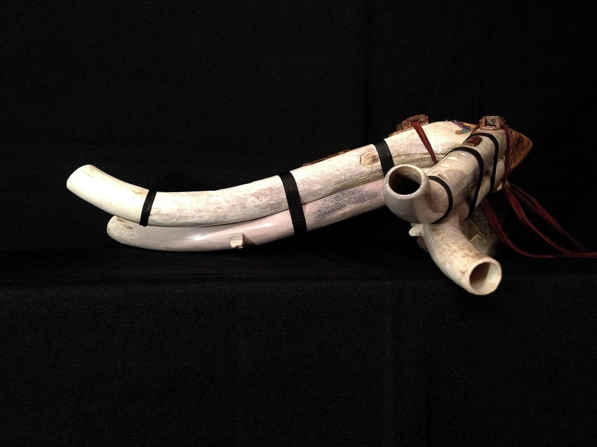 Four Chamber Mayan Chord Flute